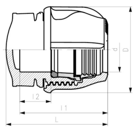 Picture of END CAP METRIC ALPRENE 32MM