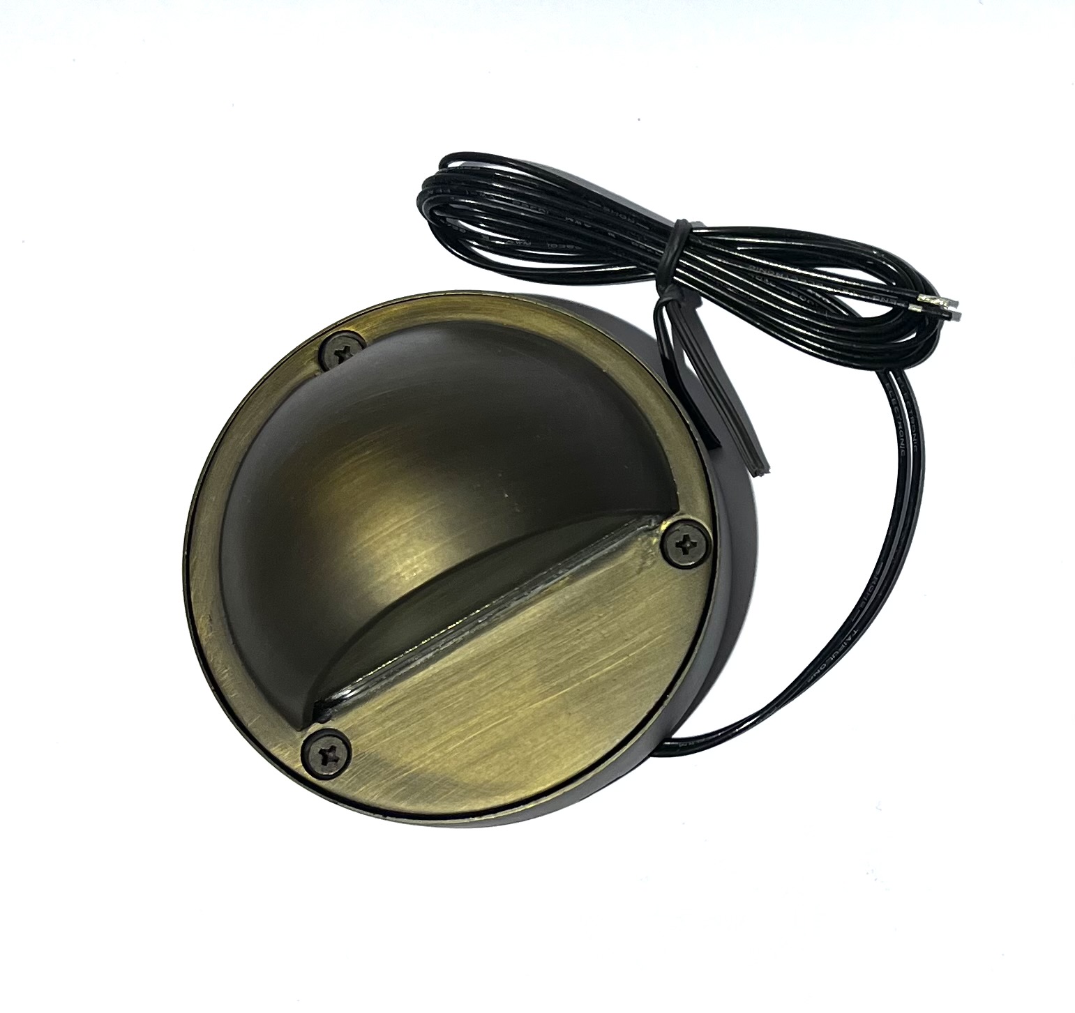 ZZZ.AWL-01-BR AQUALUX PHOENIX STEP LIGHT AGED BRASS 12V HALOGEN 20W ...