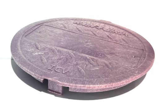 Picture of VALVE BOX LID RAIN BIRD LILAC T/S VB SERIES 7'' ROUND 160MM