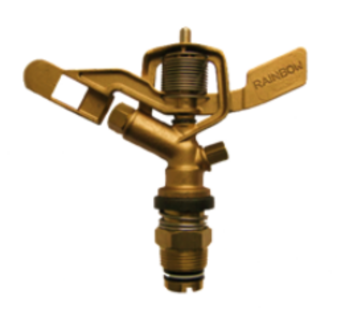 Picture of IMPACT SPRINKLER BRASS FC RAINBOW RAS 2B 20MM BSP MI C/W 5.0MM & 3.0MM NOZZLES