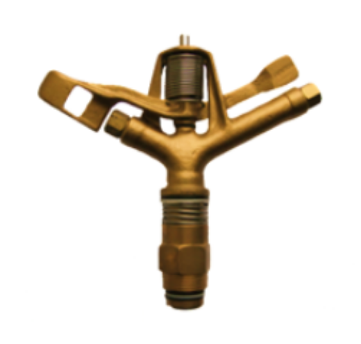 Picture of IMPACT SPRINKLER BRASS FC RAINBOW RAS 4 25MM BSP MI C/W 5.5MM & 6.0MM NOZZLES