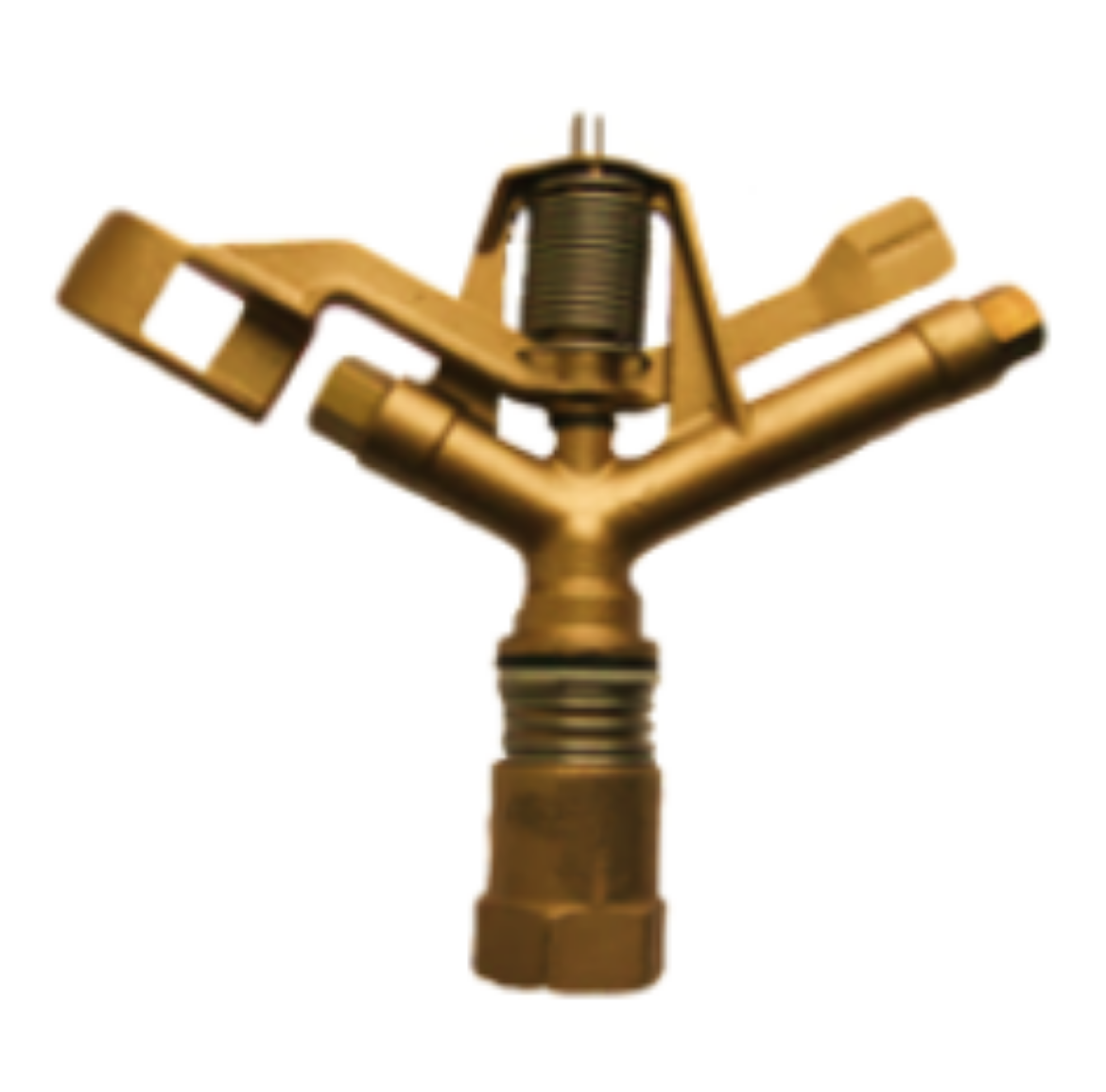 Picture of IMPACT SPRINKLER BRASS FC RAINBOW RAS 4F 25MM BSP FI C/W 5.5MM & 6.0MM NOZZLES