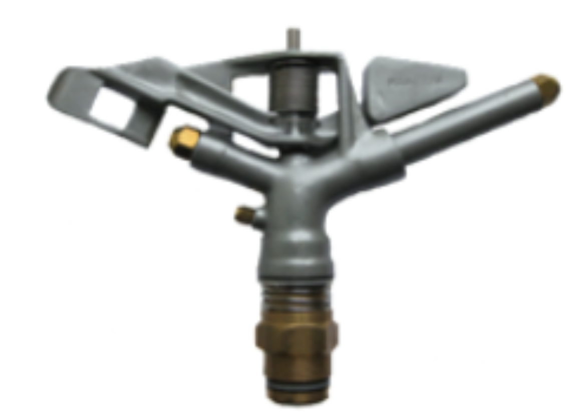 Picture of IMPACT SPRINKLER BRASS/ALUMINIUM FC RAINBOW RAS 6 50MM BSP MI C/W 12.7MM, 8.0MM & 5.0MM NOZZLES