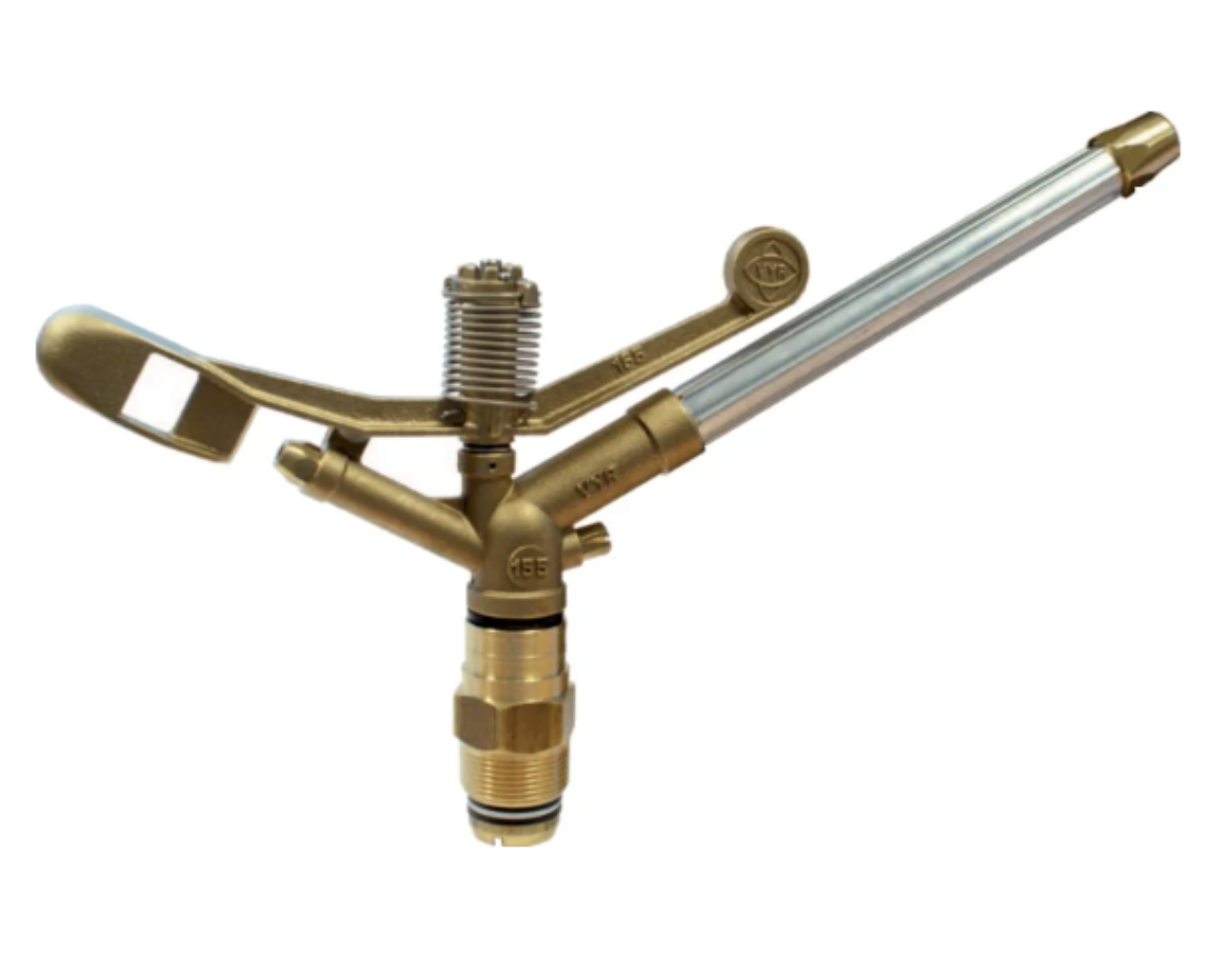 Picture of IMPACT SPRINKLER VYRSA 155 BRASS FC 32MM BSP MI C/W 12MM, 6.3MM & 3.2MM NOZZLES